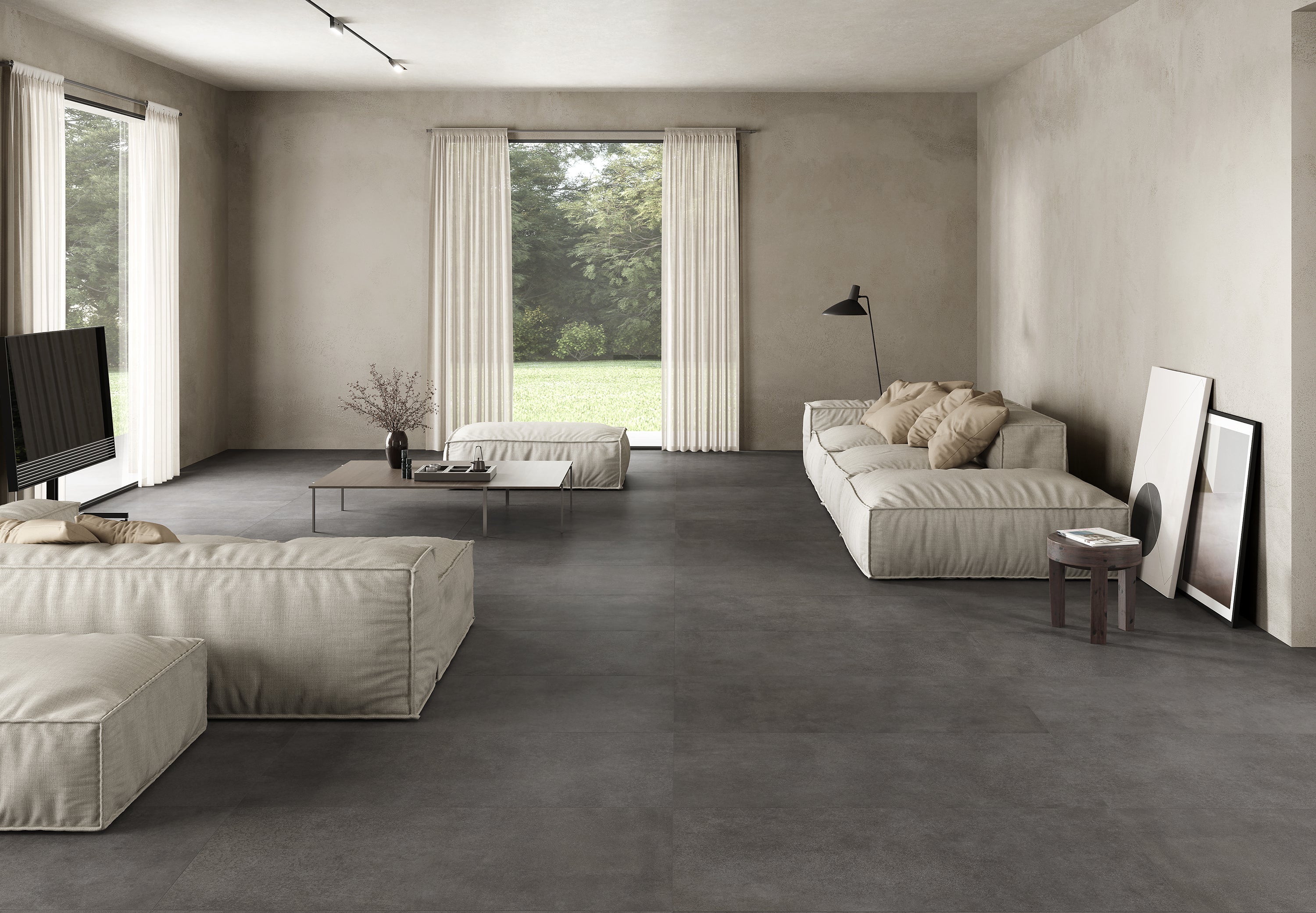 Cement Anthracite Porțelanat