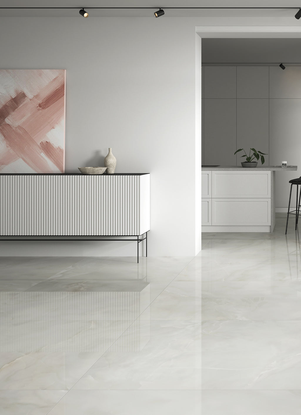 Onyx White Porțelanat